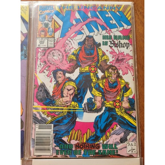 LOT OF THE UNCANNY X-MEN #273-285 6 ISSUES MARVEL 1991 VF-NM - Picture 4 of 7